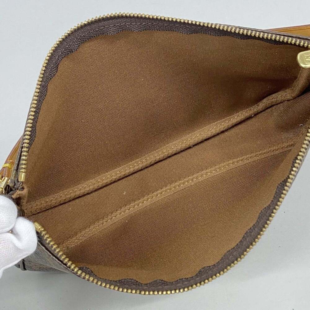LOUIS VUITTON Brown Monogram Pochette Pouch - Picture 4 of 9